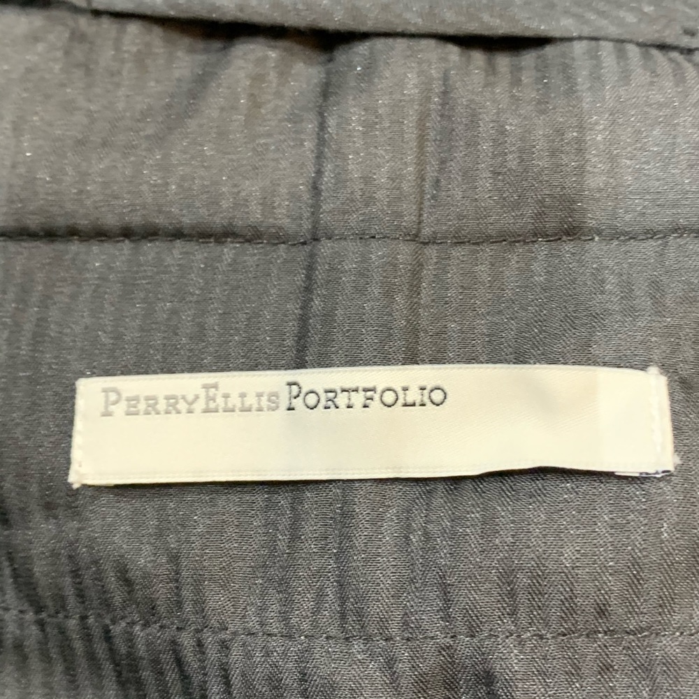 Perry Ellis Portfolio 40/32 Taupe Cuffed Pants - Picture 3 of 6